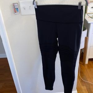 Lululemon Wunder Under Hi-Rise Tight Mix & Mesh - Black Size 10